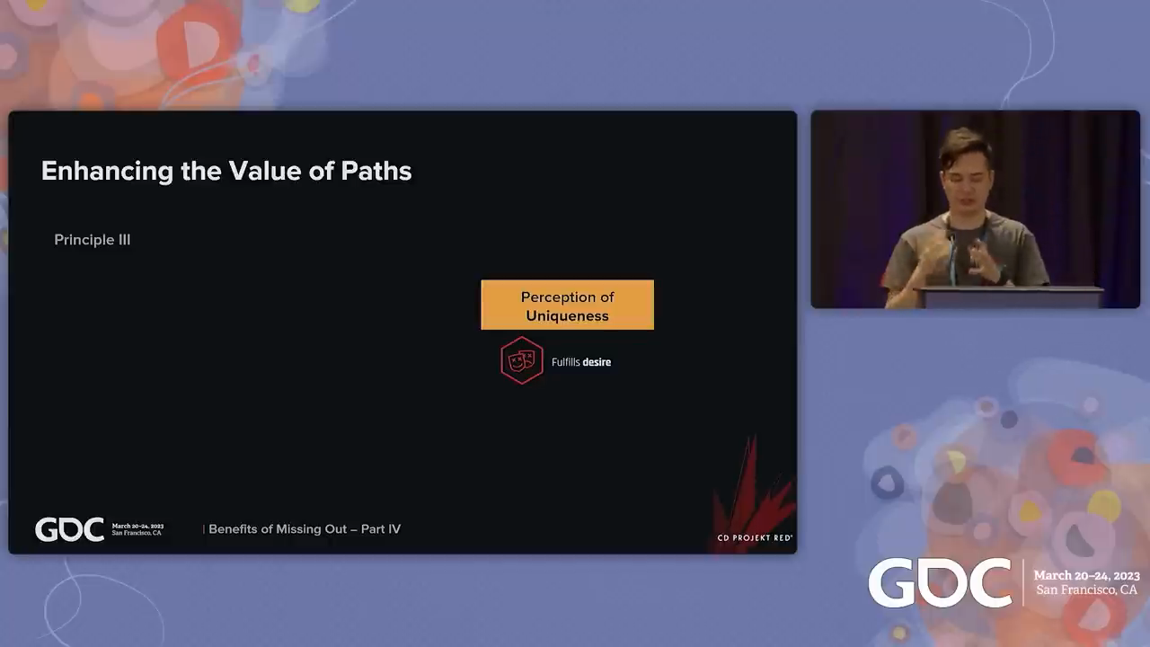 Principle III — Perception of Uniqueness: fulfills desire, provide exclusive content, give them a show