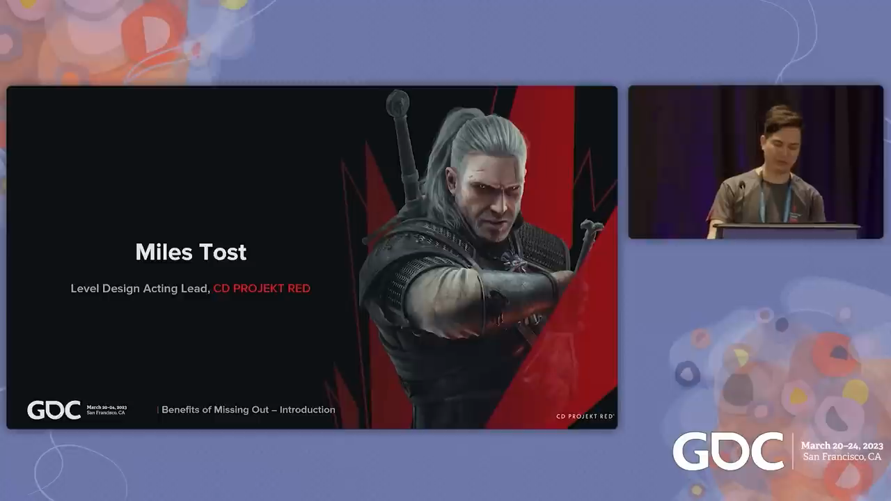 Title slide — Miles Tost presenting 